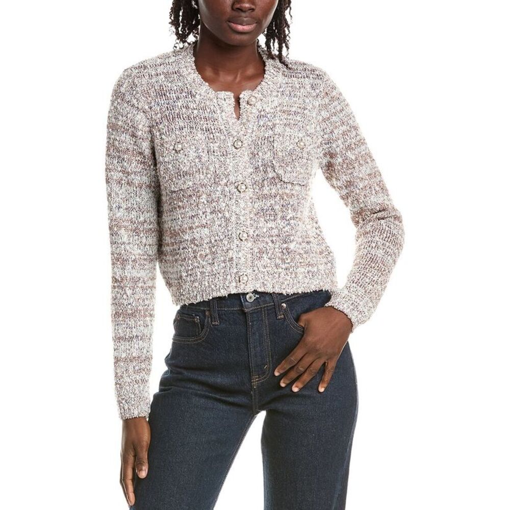 Cinq À Sept Womens  Kori Cardigan, Brown